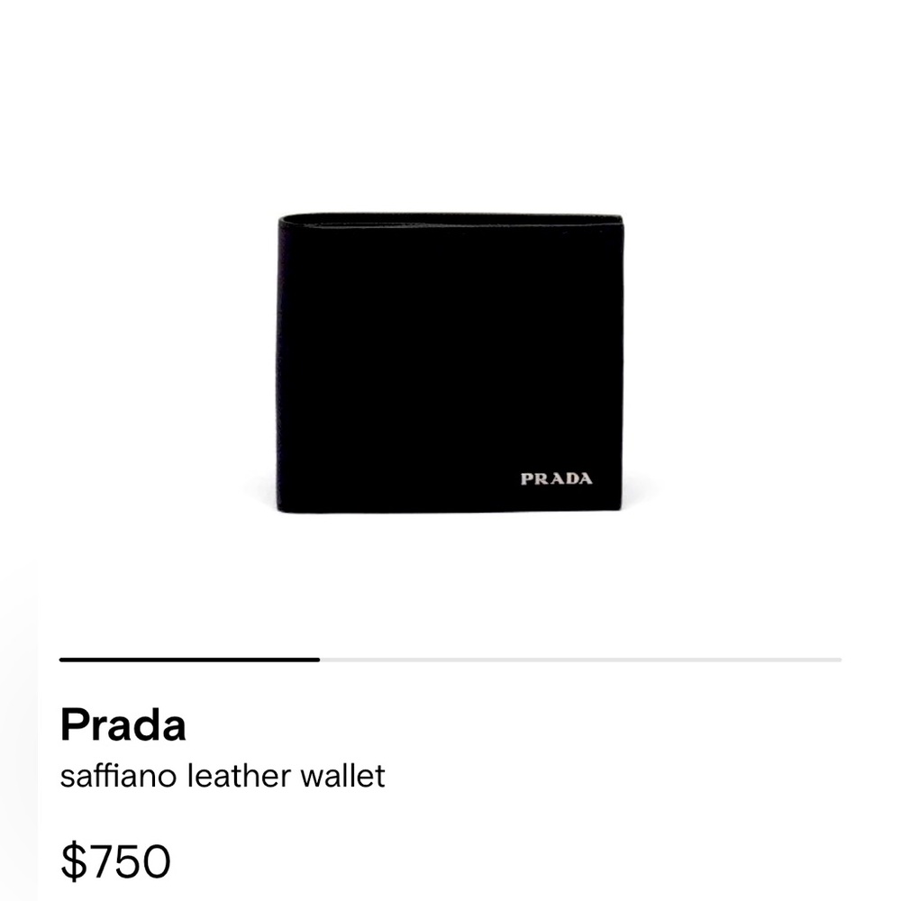 Prada Saffiano Leather Wallet Men’s